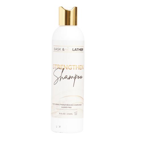 Bask & Lather Strengthen Shampoo 8oz/ 236ml