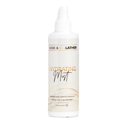 Bask & Lather Hydrating Hair Mist Spray 8oz/ 236ml