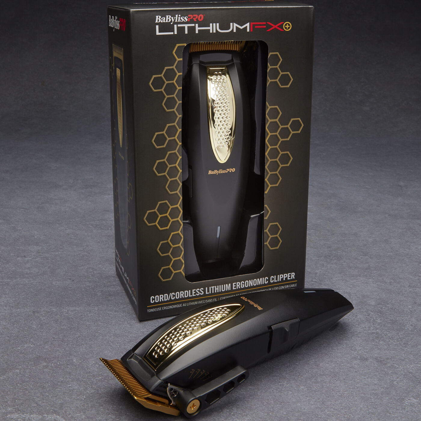 BaBylissPRO LithiumFX Cord/Cordless Lithium Ergonomic Clipper