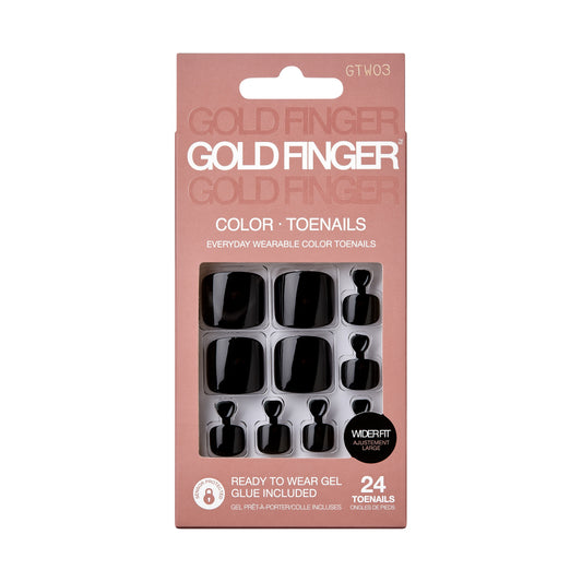 GOLD FINGER Color Wider Fit Toenails – This Night