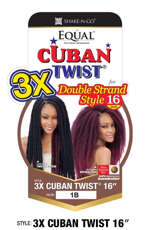 Freetress Equal Synthetic Hair Twist Braid - 3X CUBAN TWIST
