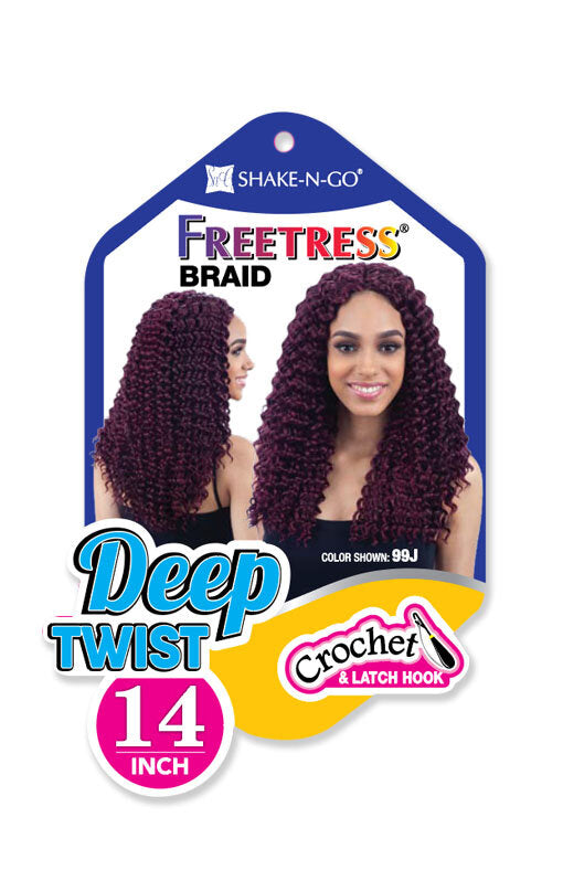 FreeTress Synthetic Hair Crochet Braid - Deep Twist