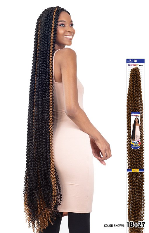 Freetress Synthetic Hair Crochet Braid - Water Wave Super Extra Long 40"