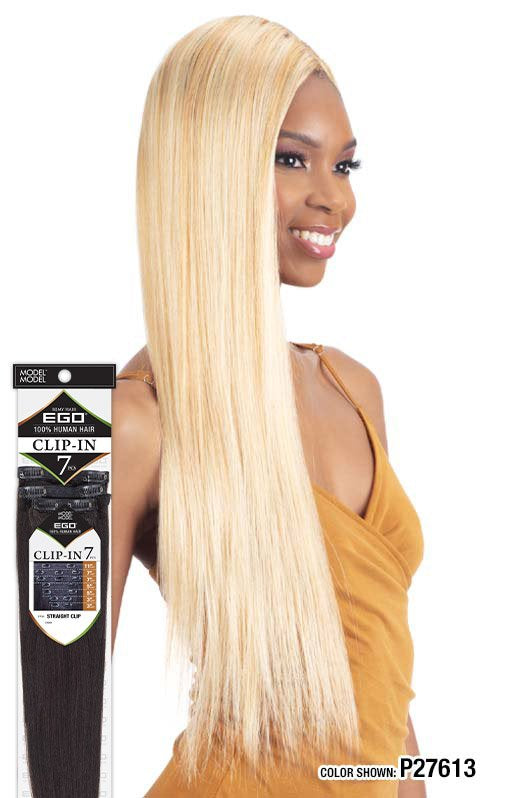 Model Model Ego 100% Human Hair Clip-In 7pcs - Straight