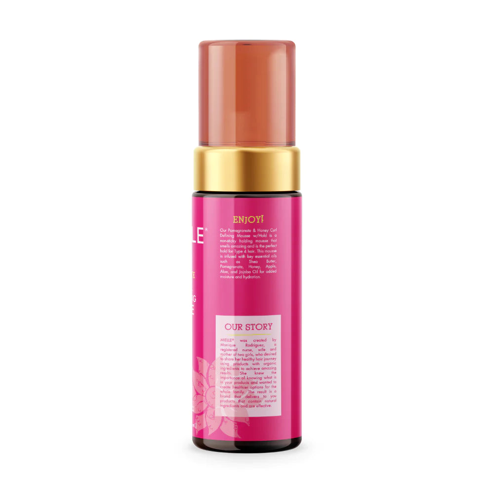 MIELLE ORGANICS Pomegranate & Honey Curl Defining Mousse with Hold