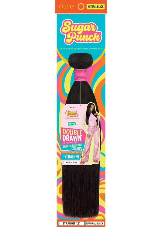 Outre Sugar Punch Single 100% Unprocessed Remy Human Hair - Straight