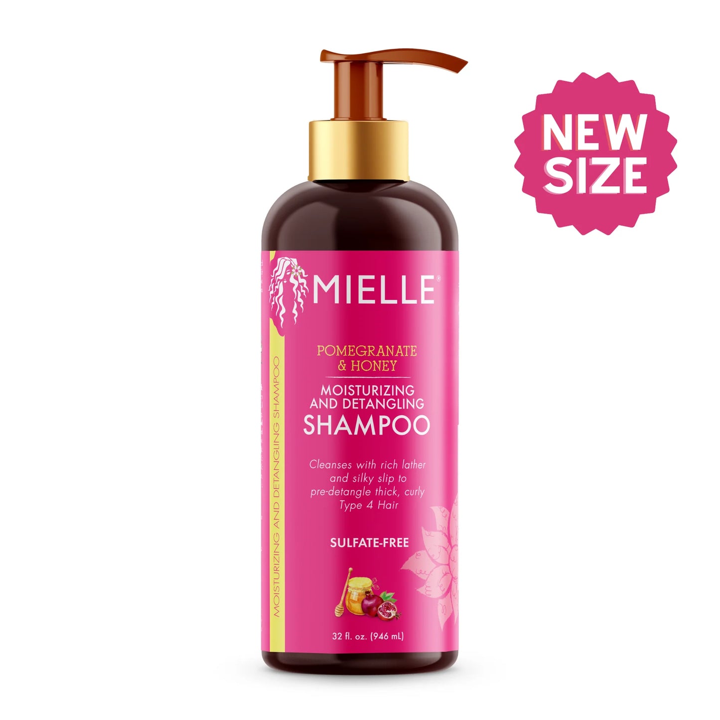 MIELLE ORGANICS Pomegranate & Honey Detangling Shampoo