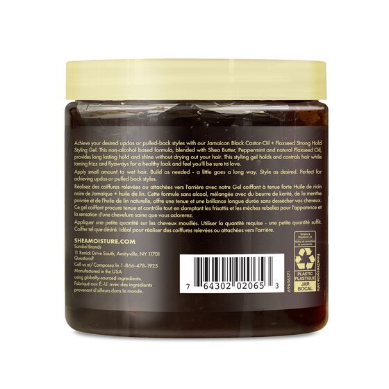 SheaMoisture Jamaican Black Castor Oil + Flaxseed Strong Hold Styling Gel