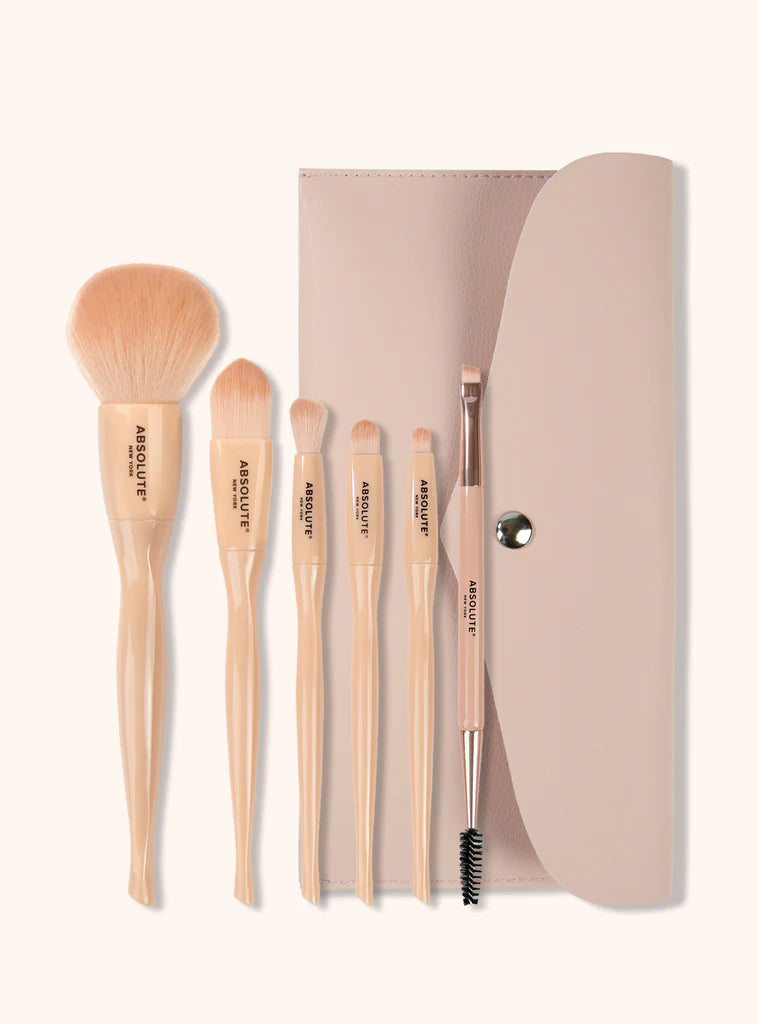 ABSOLUTE NEW YORK Nude Essentials Makeup Brush Set