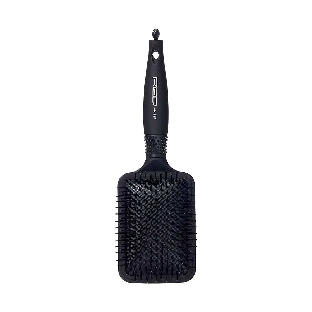 RED BY KISS Rubberized Paddle Brush