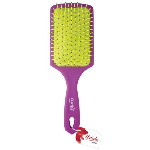 Annie Cushion Paddle Brush Nylon Bristle