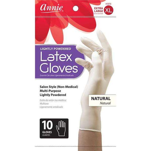 Annie Lightly Powdered Latex Gloves 10ct