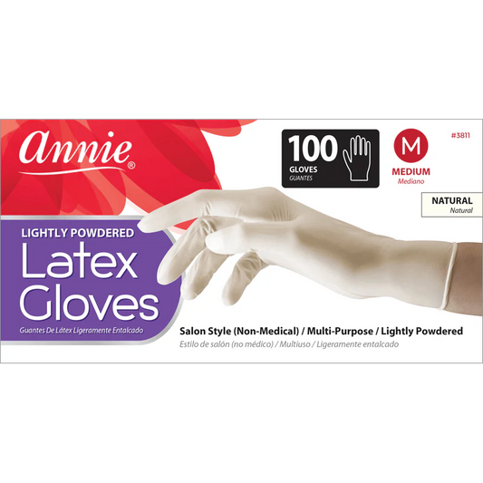Annie Lightly Powdered Latex Gloves 100ct