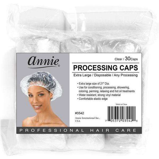 Annie Processing Caps XL 30Pc Clear