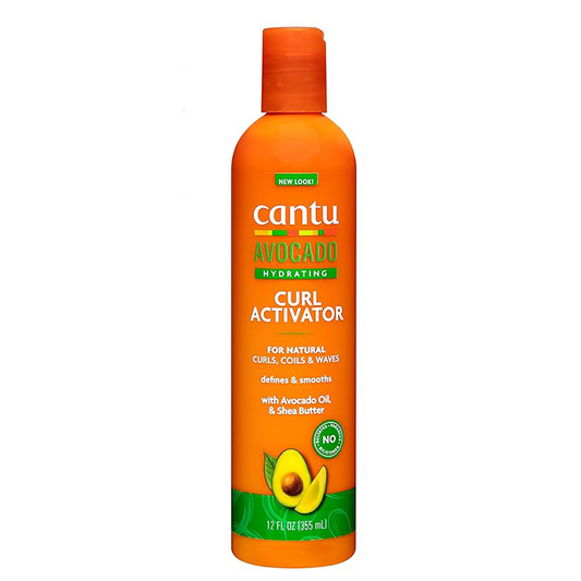 Cantu Avocado Hydrating Curl Activator Cream, Silicone-Free, 12oz
