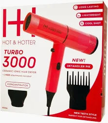 Annie Hot & Hotter Ceramic Turbo 3000 Hair Dryer