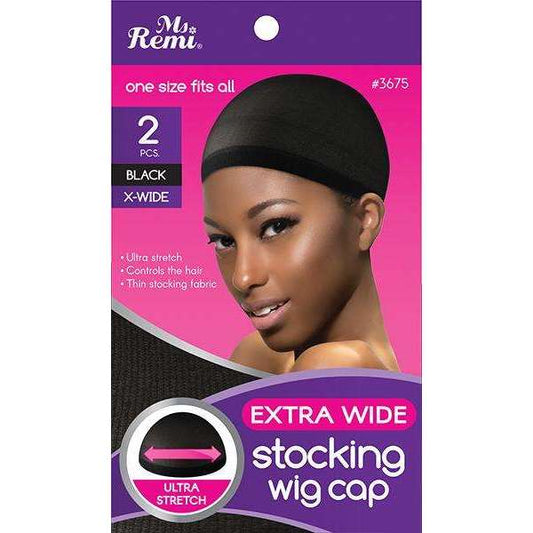 Ms. Remi Extra Wide Stocking Wig Cap 2Pc