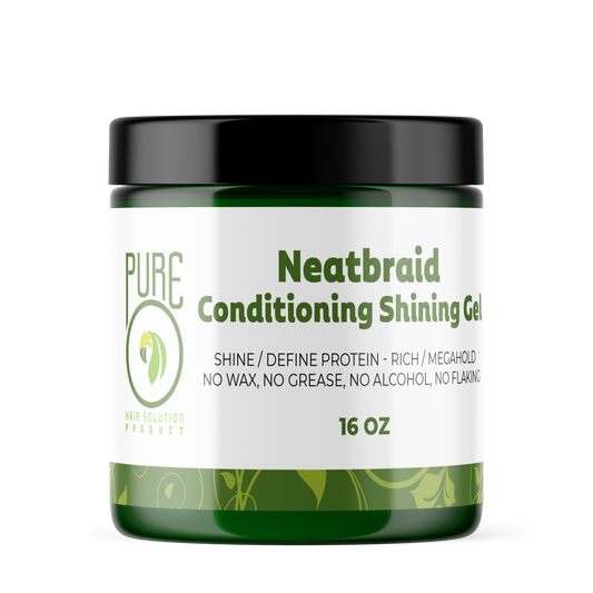 PureO Natural Neatbraid Conditioning Shining Hair Gel