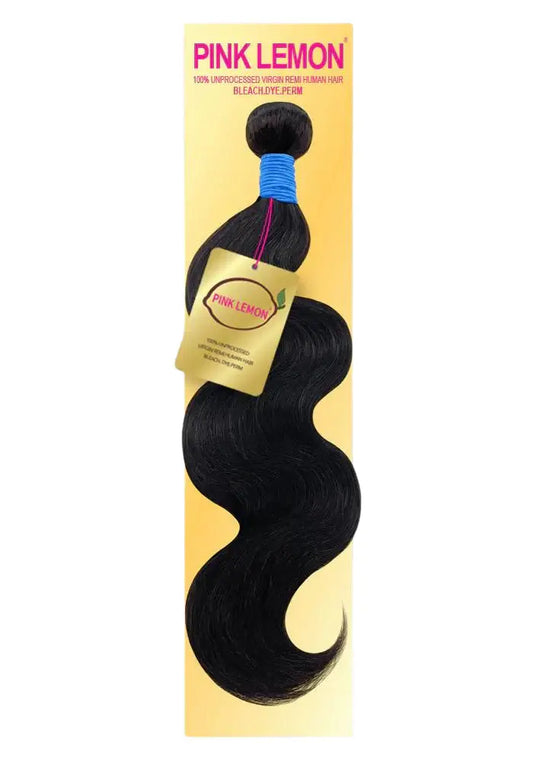 PINK LEMON Virgin Human Hair Weave Bundle - Body Wave (BUY ONE GET ONE 50% OFF)