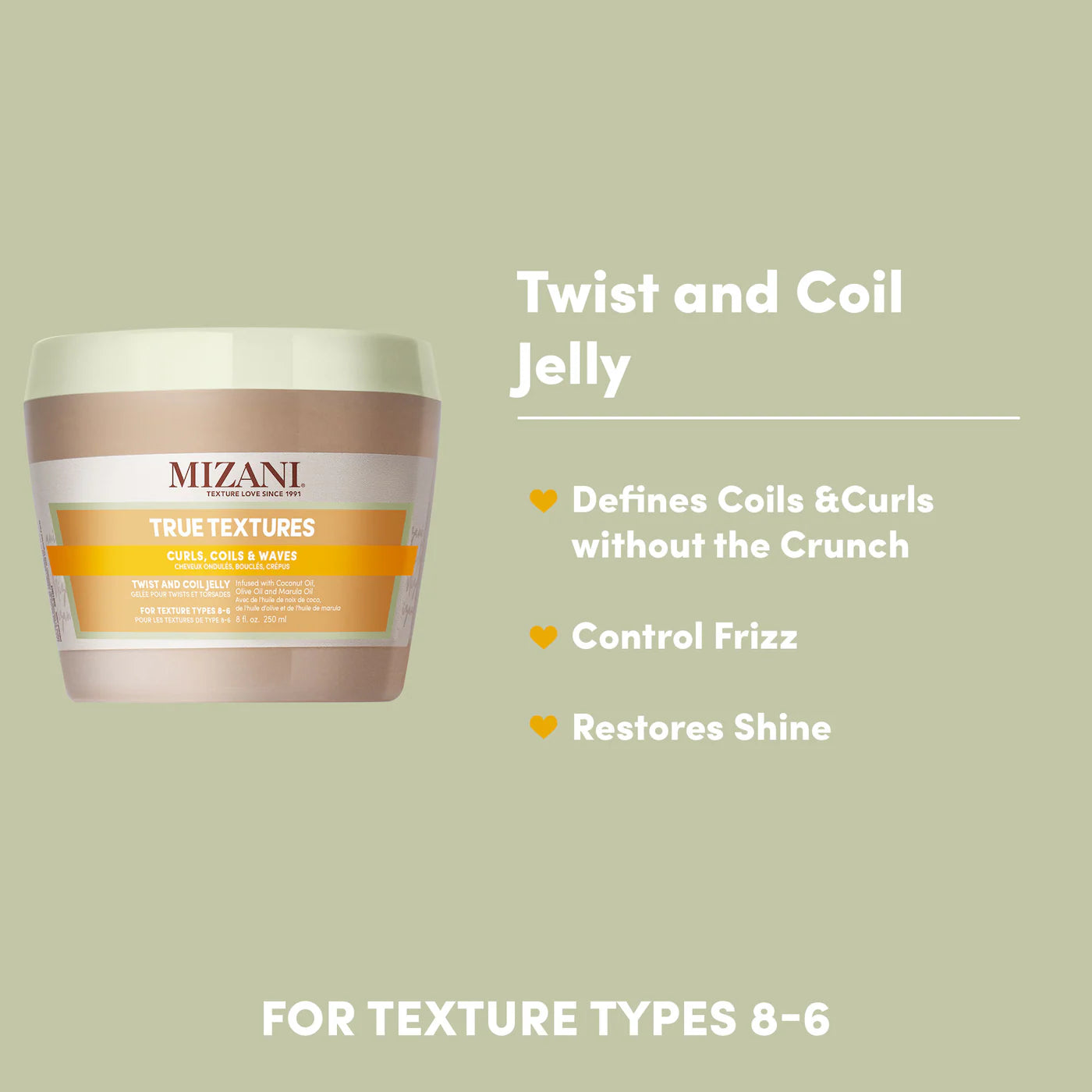 MIZANI True Textures Twist and Coil Jelly